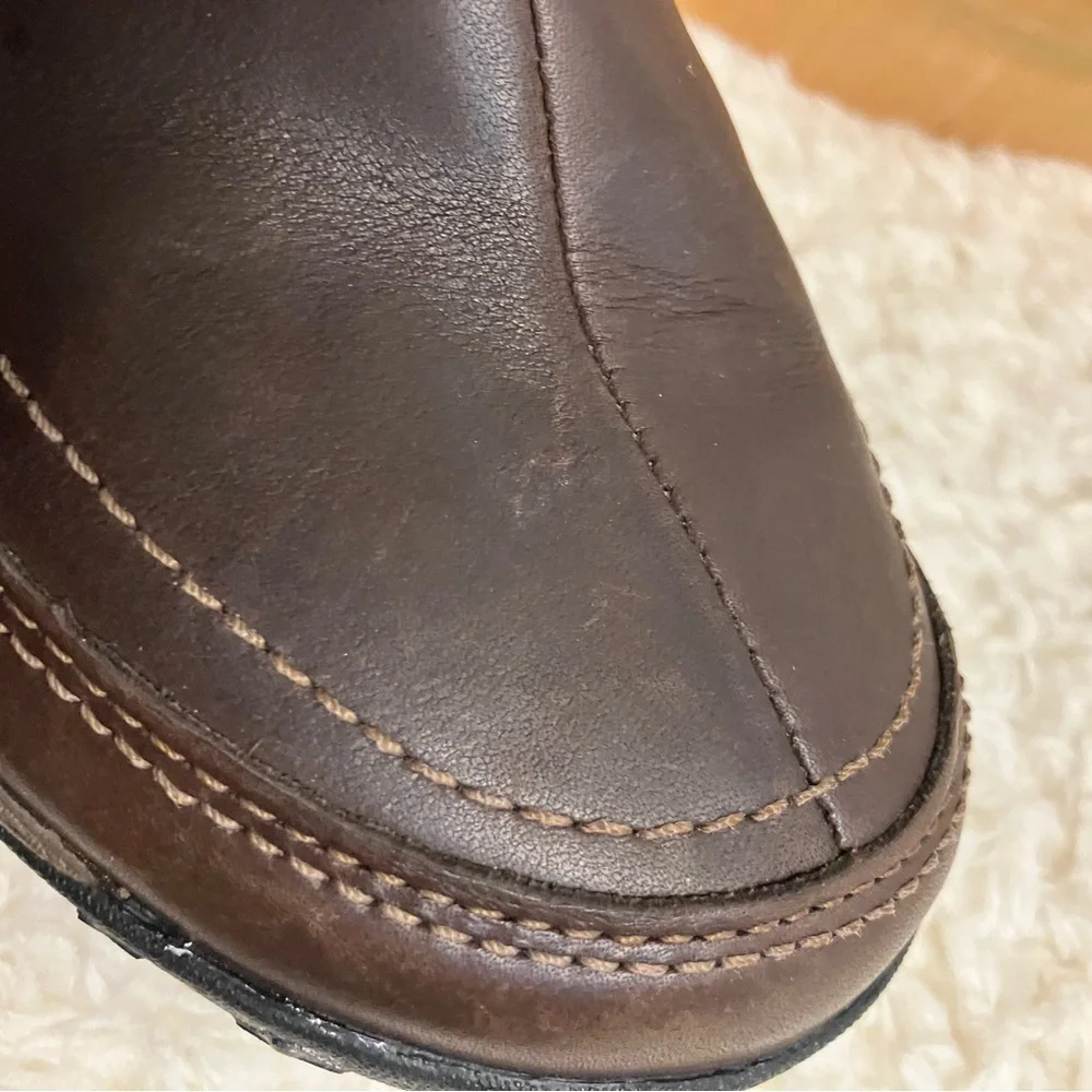 Merrell Nikita Winter Boots Brown Leather Primaloft Waterproof Hiking Size 6 - Picture 9 of 11